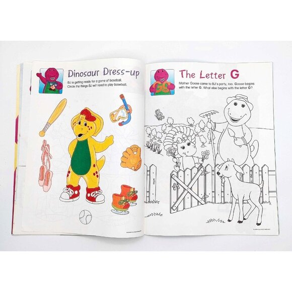 Barney Magazine July/Aug 1998 Happy Birthday BJ! RARE - Picture 10 of 11